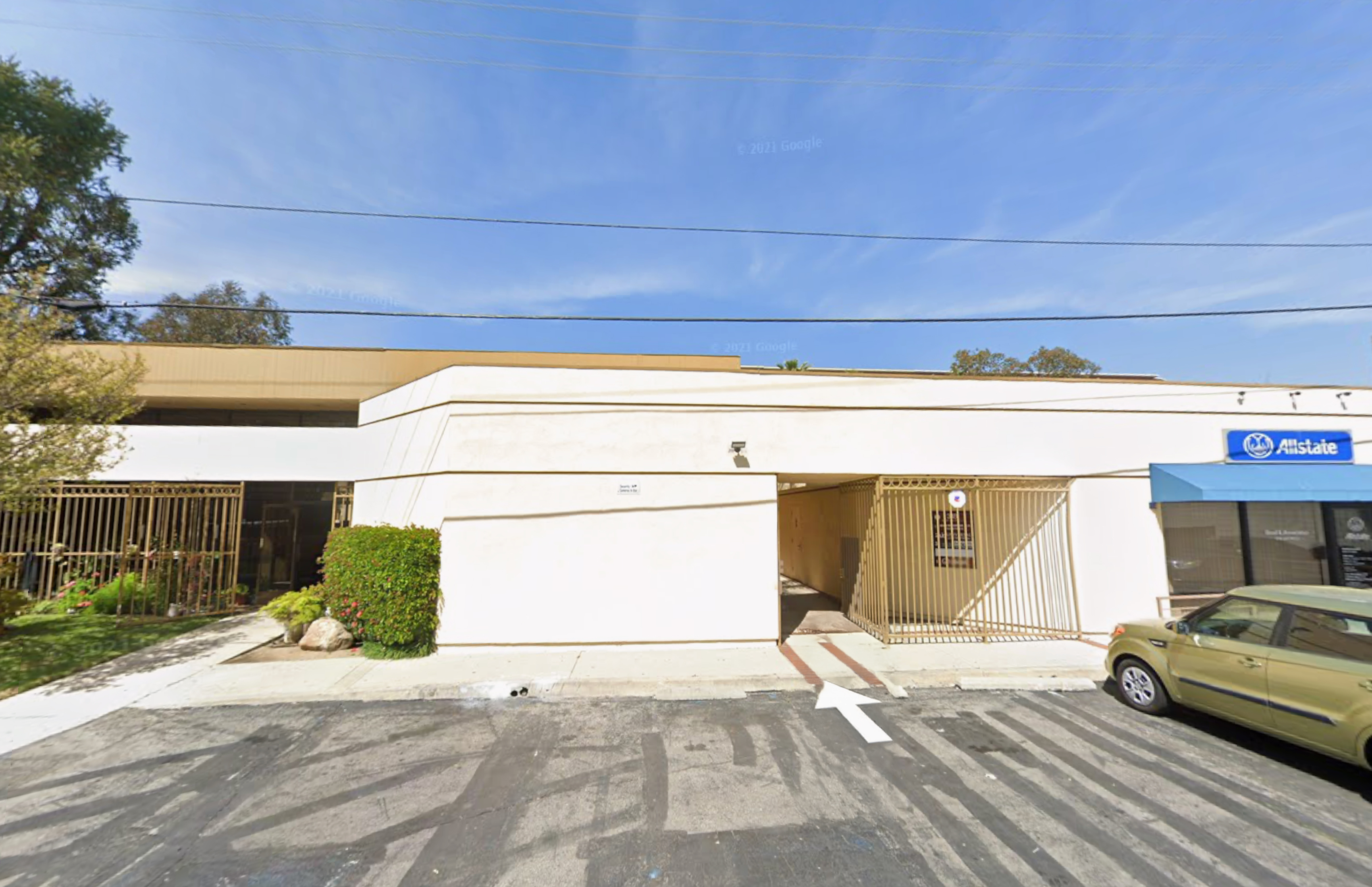 Use the entrance on the right