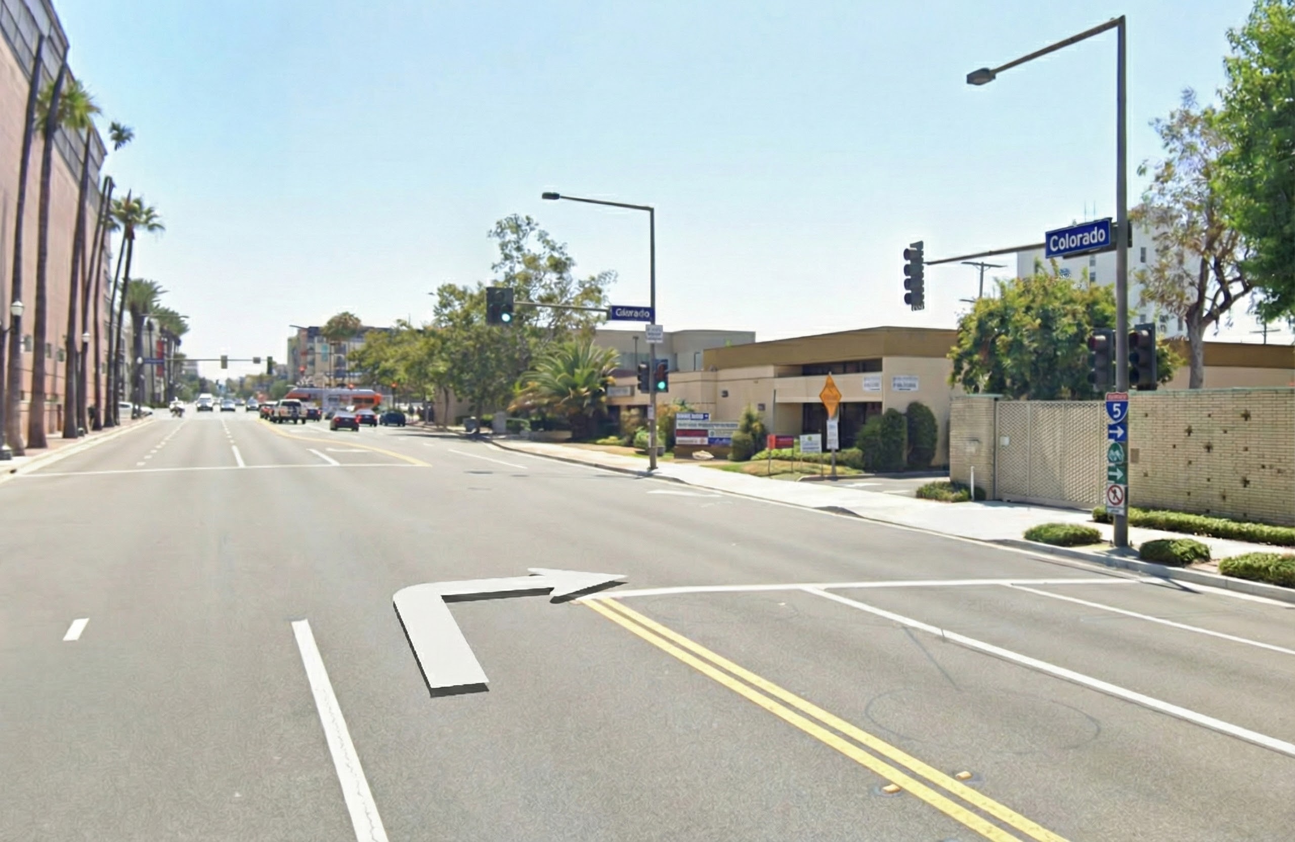 Turn into the courtyard